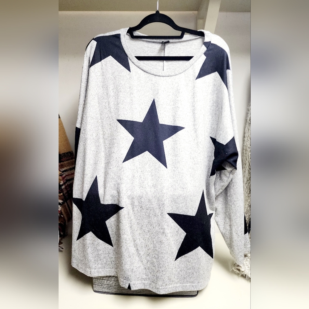 Shein Star long sleeve shirt